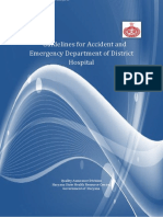 Guidelines for District Hospital A&E Department