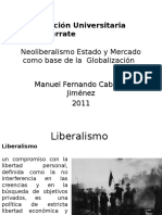 Neoliberalismo Estado y Mercado Como Base de La Globalizacic3b3n