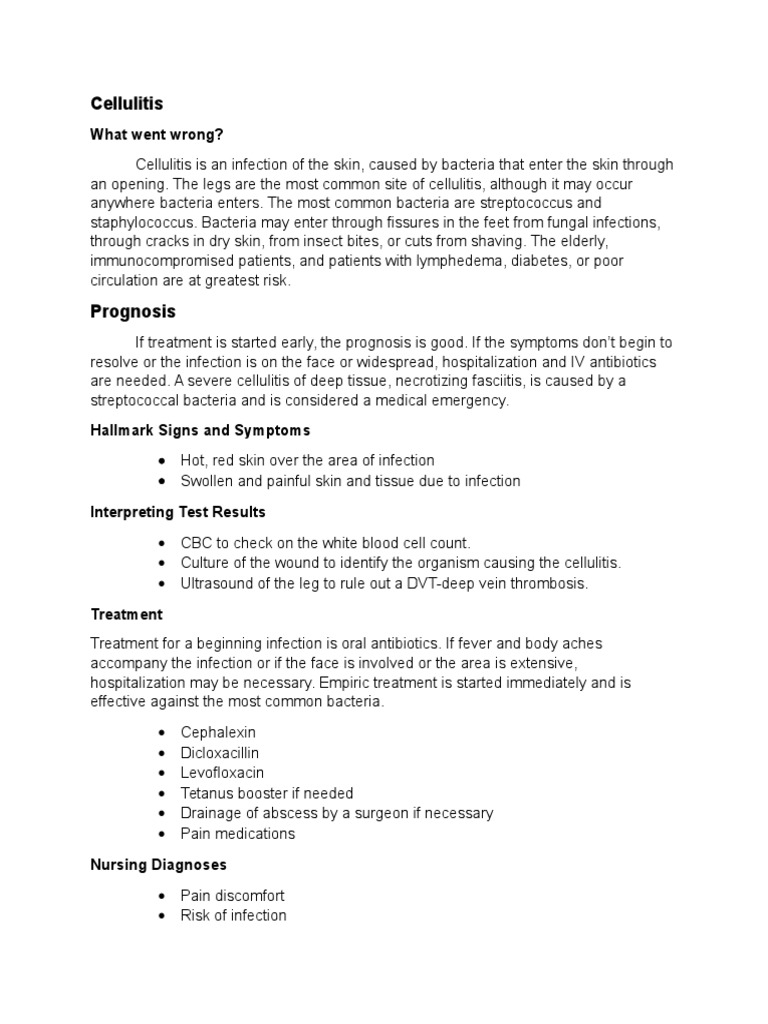 Cellulitis | PDF | Microbiology | Medical Specialties