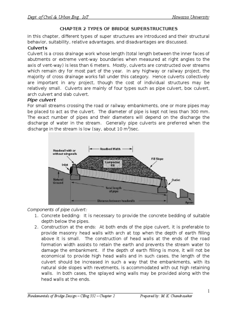 Types of Bridge Superstructures | PDF | Truss | Beam (Structure)