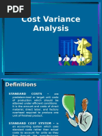 Cost Variance Analysis