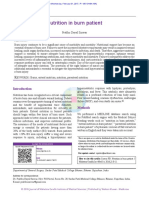 Nutrition in Burn Patient