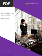 Dynamics 365 Enterprise Edition Licensing Guide