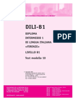 Ail Dili-b1 Test Modello 10