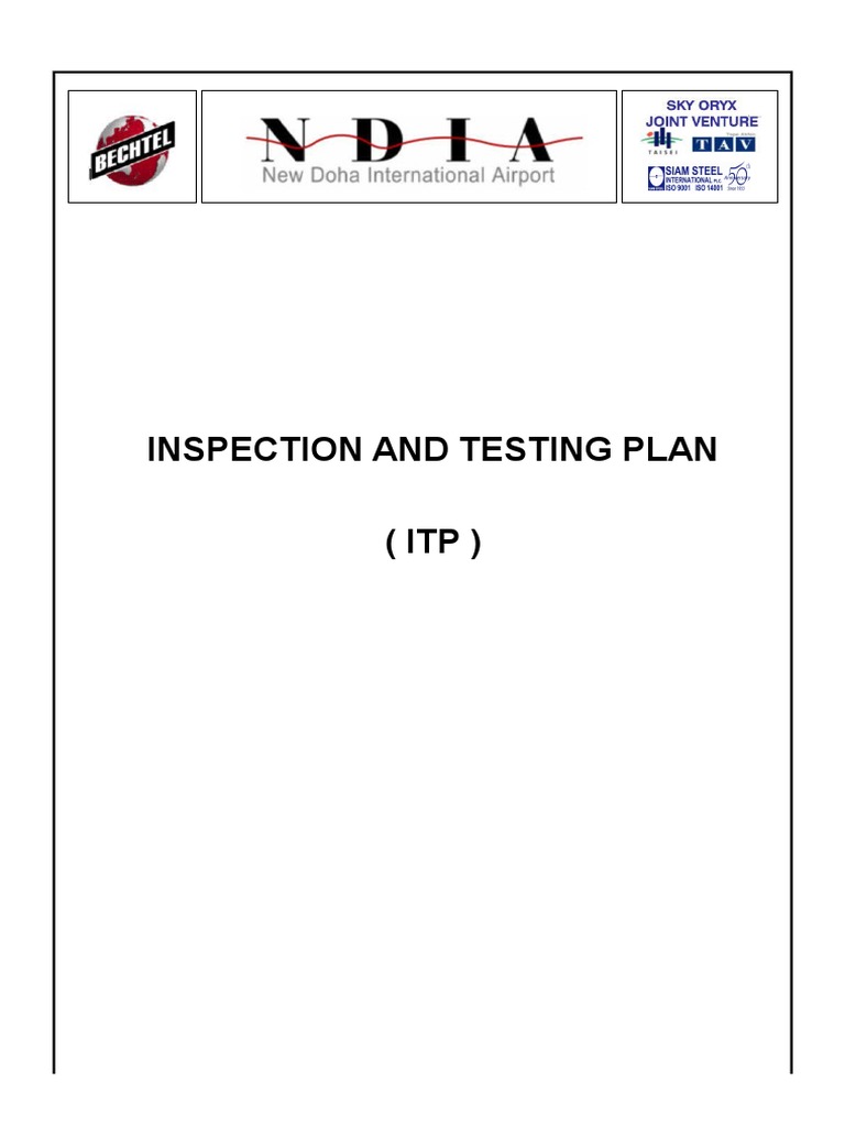 ITP for Structural Steel Fabrication | PDF | Specification (Technical ...