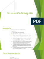 Normas APA Monografía
