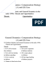 General Dynamics: Compensation Strategy (A) and (B) Case