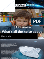 Sap Lumira Whats All the Noise About Scn