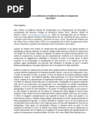 Sara Dickey-La Antropologia y Sus Contribuciones Al Estudio de Los Medios de Comunicacion
