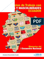 Libro: Memorias I Encuentro Nacional de Experiencias de Trabajo Con Hombres y Masculinidades en Ecuador