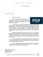 Lettre de François Logerot à Marine Le Pen