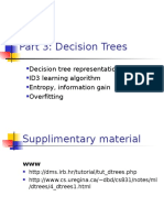 Decision Tree Learning for Classification