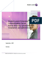 Alcatel-Lucent Extended Communication Server Active Directory Synchronization - Installation and Administration