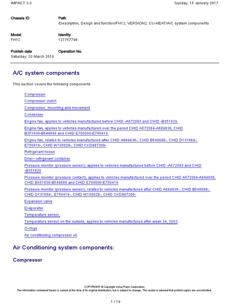 AC System Components | PDF | Air Conditioning | Mechanical Engineering