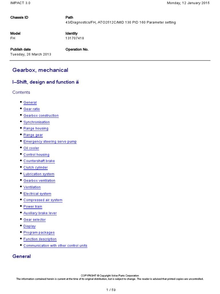 I-Shift, Design and Function | PDF | Transmission (Mechanics ...