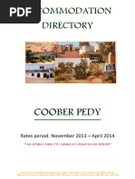 Coober Pedy Accommodation Winter & Summer