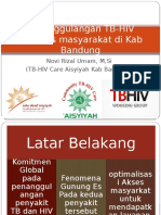 Penanggulangan TB-HIV Berbasis Masyarakat Di Kab Bandung