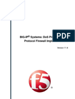BIG-IP Systems DoS Protection and Protocol Firewall Implementations