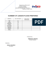 Form-Number of Lesson Learned 2015