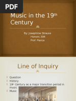 19th C Music