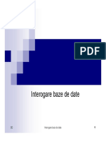 BD5 - Interogare Baze de Date - 2013 PDF
