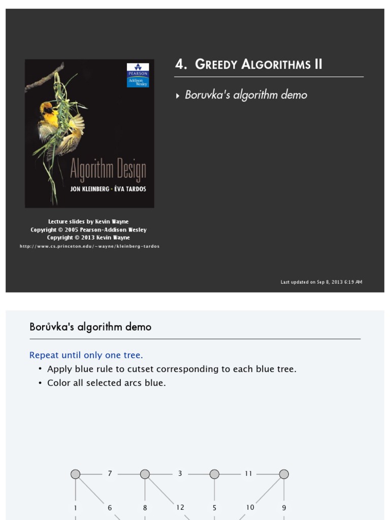 G A II: Boruvka's Algorithm Demo | PDF | Computer Programming ...