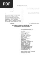 Baylor Officials Respond to Colin Shillinglaw Libel Suit