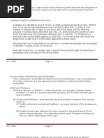 Art. 1164. The Creditor Has A Right To The Fruits of The Thing From The Time The Obligation To