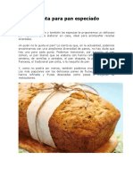 Receta para Pan Especiado PDF