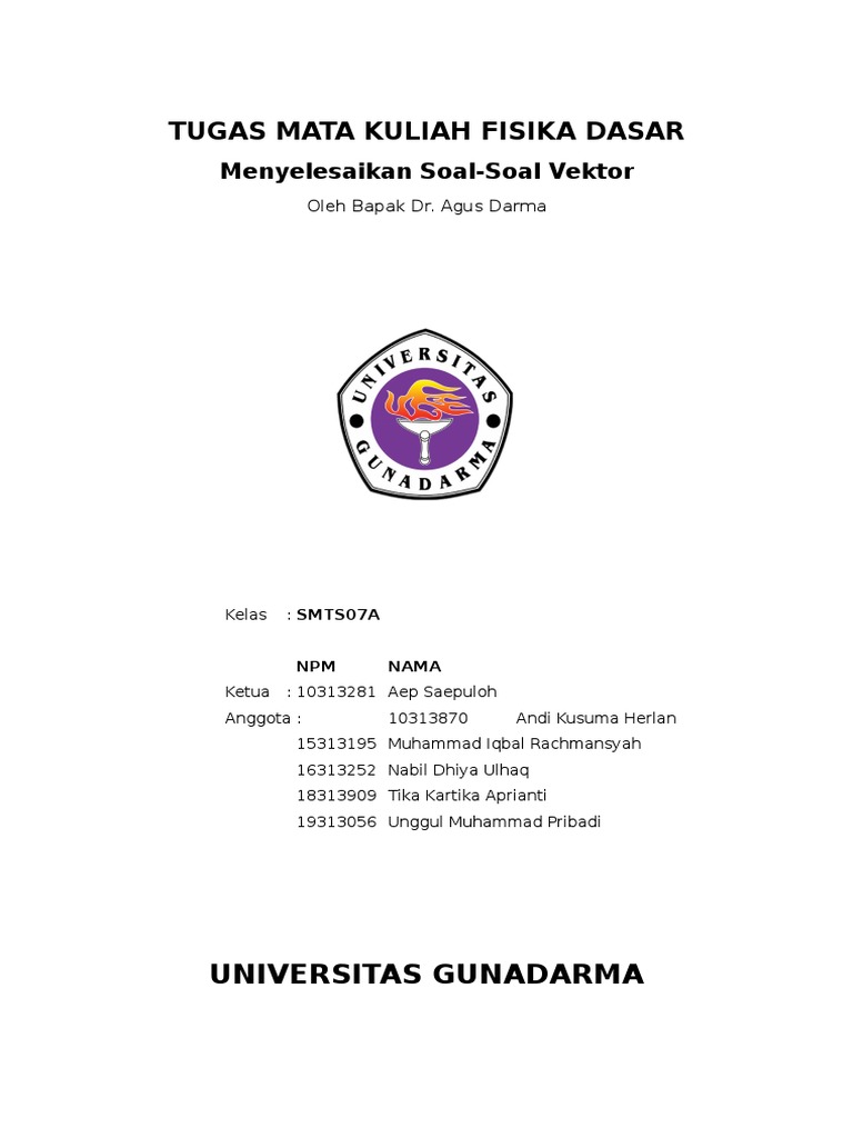 01 Vektor - Kelompok 1 | PDF | Metode & Bahan Ajar | Sains & Matematika