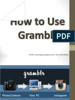 How to Use Gramblr to Manage Instagram Account on a PC - Jayvee Cochingco - The Virtual Master