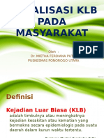 Sosialisasi KLB