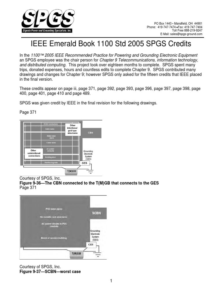 IEEE 1100 2005 SPGS Credits PDF | PDF | Institute Of Electrical And ...