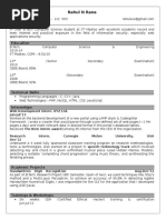 Internshala Resume Template1