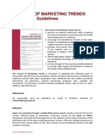 Submission Guidelines Journal of Marketing Trends 2010 0