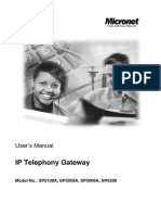 IP Telephony Gateway: User's Manual