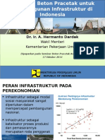 1. Teknologi Beton Pracetak Untuk Pembangunan Infrastruktur Di Indonesia - Hermanto Dardak