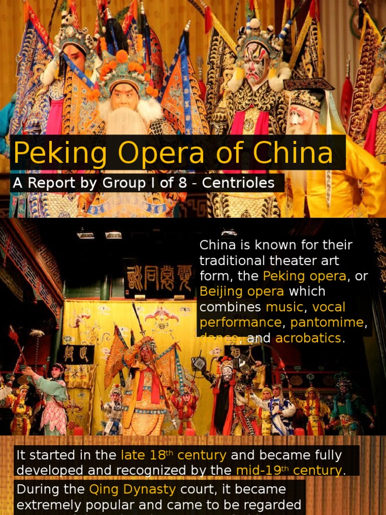 Overview of Peking Opera in China | PDF | Performing Arts | Theatre