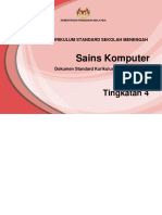 DSKP Sains Komputer Tingkatan 4 PDF
