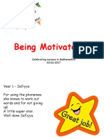 Being Motivated: Celebrating Success in Mathematics 03.02.2017