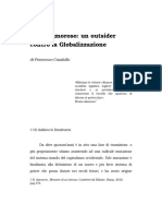 Bruno Amoroso - Un Outsider Contro La Globalizzazione