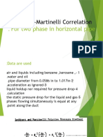 Lockhart-Martinelli Correlation: For Two Phase in Horizontal Pipe