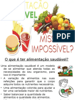 Alimentação Saudável - SLIDE