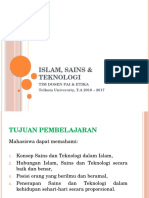 ISLAM, Sains & Teknologi (2016 - 2017)