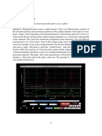 Hyperpolarization causes spike due to sodium channel kinetics