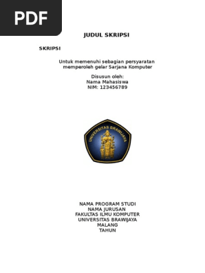 Template Skripsi Filkom Ub 2016 V1 1 2 3