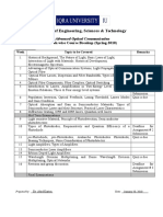 Course Plan