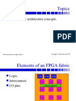 Topics: FPGA Fabric Architecture Concepts