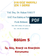 Bölüm 5. Is Guç Enerji