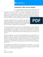 Objectif - Moderniser L'etat Civil en Guinée PDF